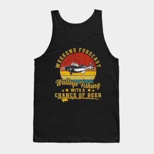 Walleye Fishing Tank Top